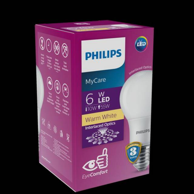 Philips Lampu Led 6 Watt