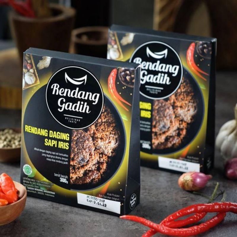 

Rendang Daging Sapi Iris 250 Gr Spicy Pedas