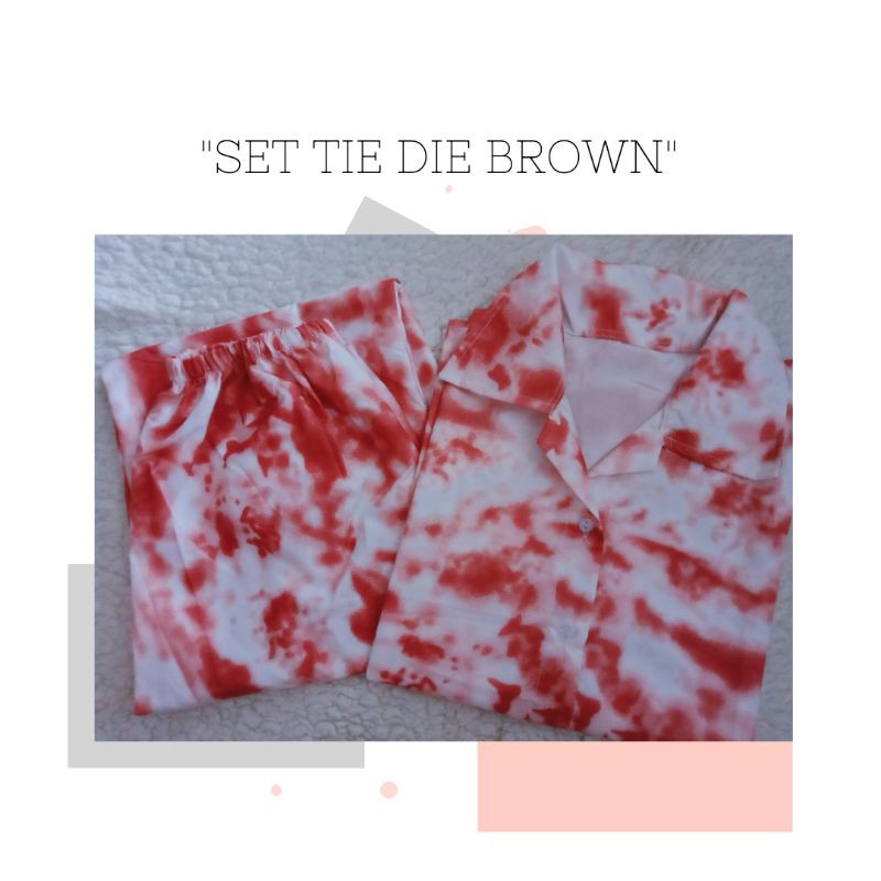 

Set Tie Die Brown Tybra.id