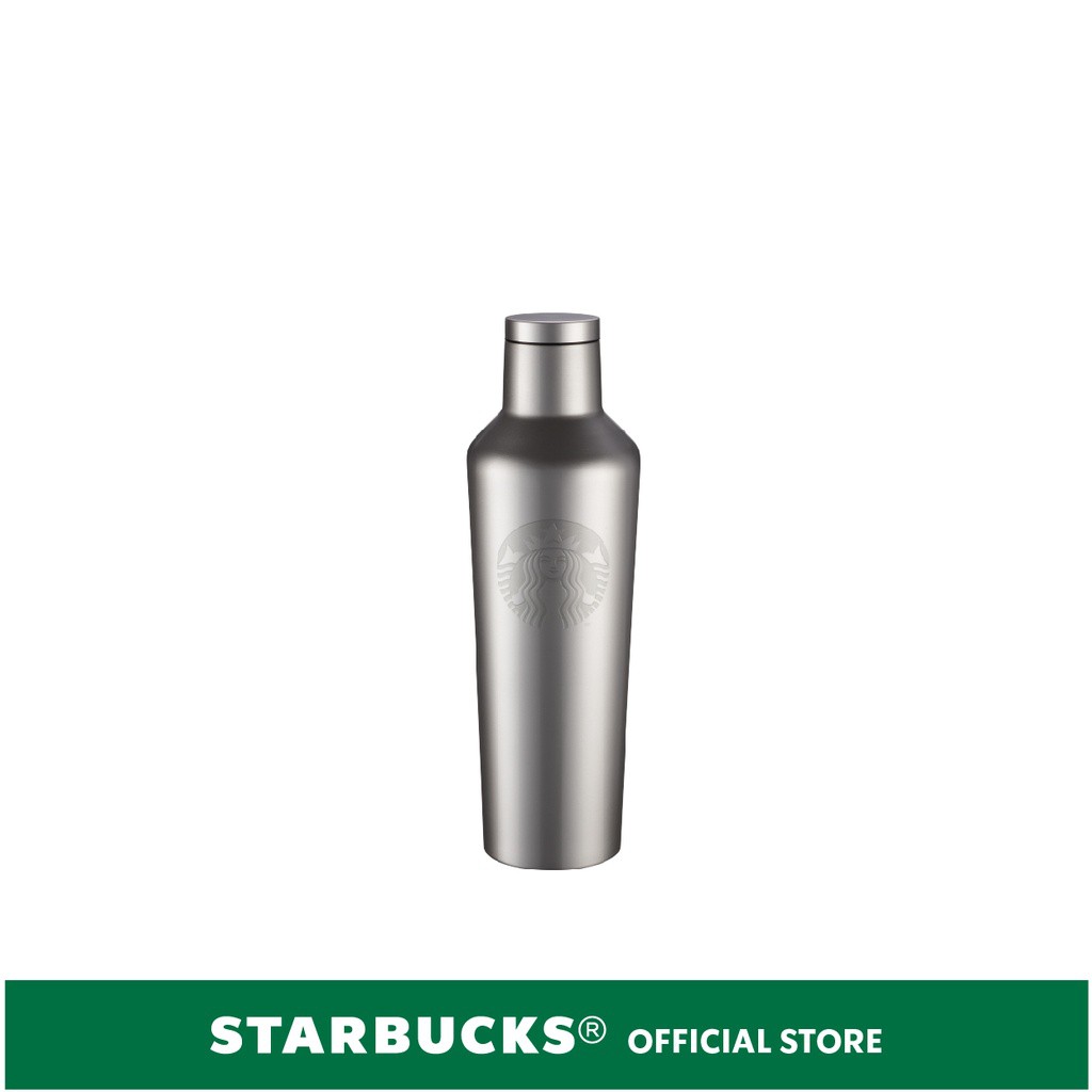Tumbler starbucks water bottle 16oz SS Corkcircle Silver