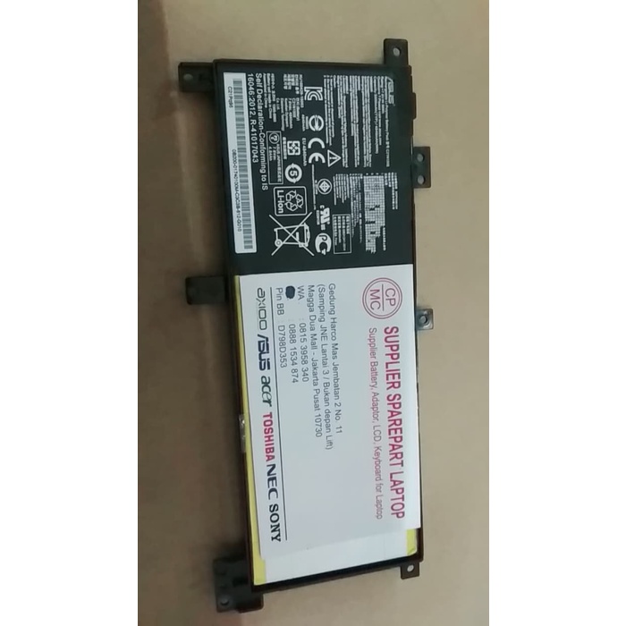 Baterai Laptop Asus A456U A456UR A456UQ A456UF A456UV A456 CN21N1508
