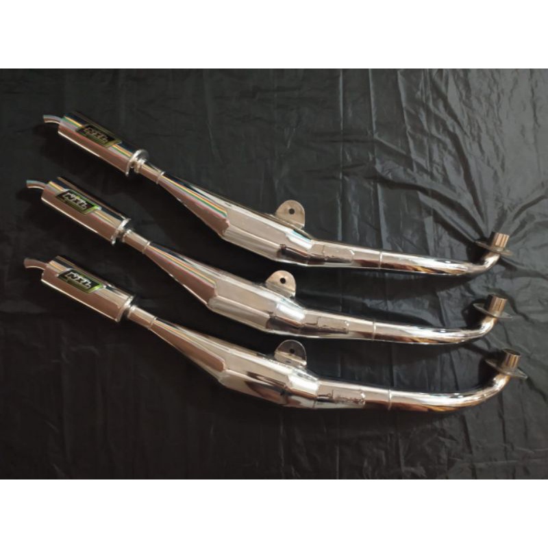 KNALPOT STANDAR RACING FIZR FULL CHROME SUPER GARING OROGINAL NXL