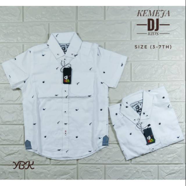 Kemeja Anak Laki Laki Cowok DJ Kids