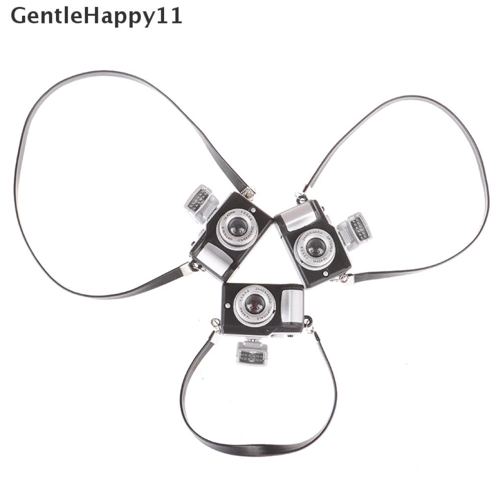 Gentlehappy 1pc Rumah Boneka Miniatur Sabuk Mini Kamera Boneka Aksesoris Dekorasi Mainan