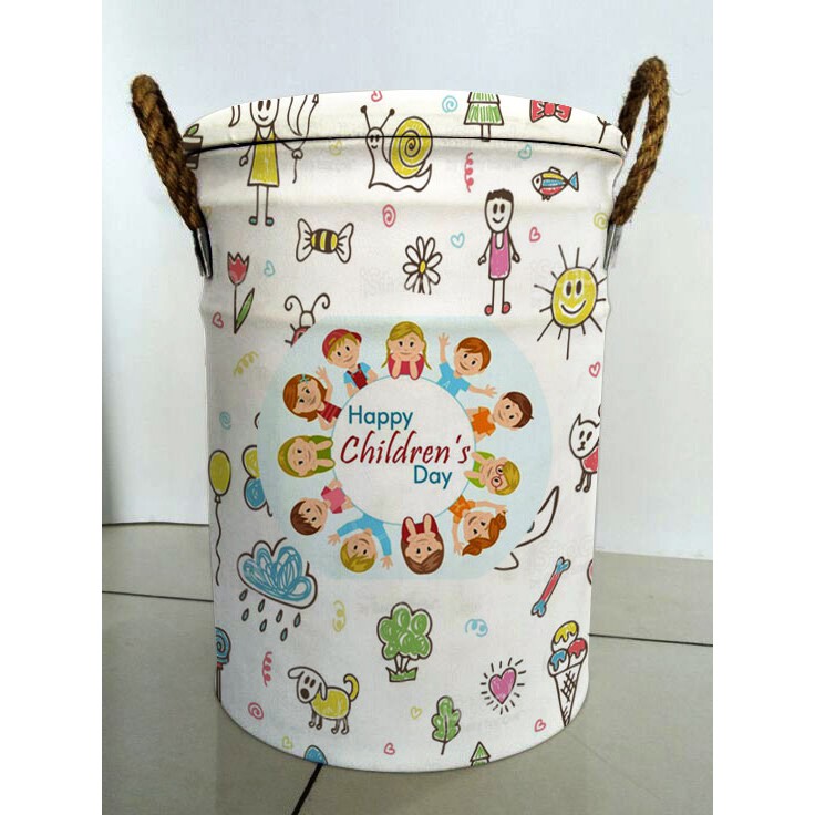 TIN STOOL TEMPAT DUDUK KURSI  SOFA KALENG  MOTIF  ANAK 03 