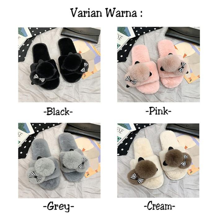 Sandal Rumah Indoor / Sandal Import Hangat Lucu Empuk Anti Slip - 1