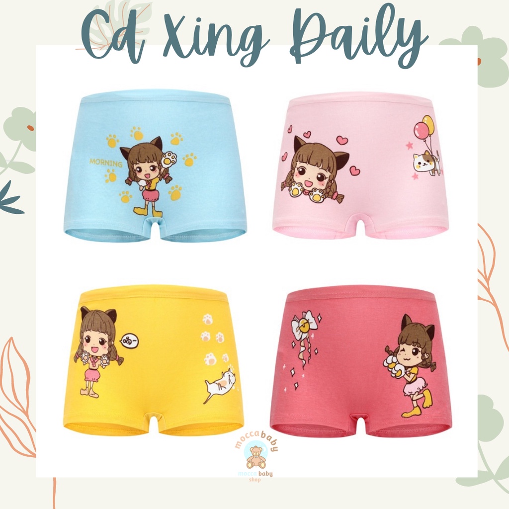 MBSS - XING DAILY CD MORNING GIRLS BXR celana dalam anak perempuan bahan katun halus 2-12 Tahun