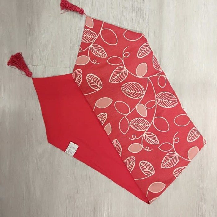 Taplak Meja Makan - Taplak Meja Tamu Tamu / Taplak Meja Makan 140Cm Elle Daun Merah