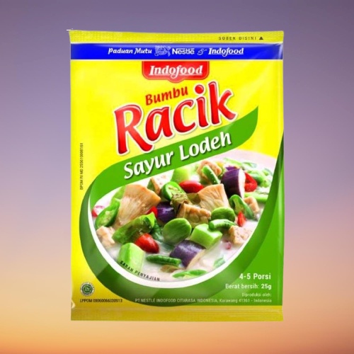 

( PER SACHET ) ~ INDOFOOD BUMBU RACIK SAYUR LODEH