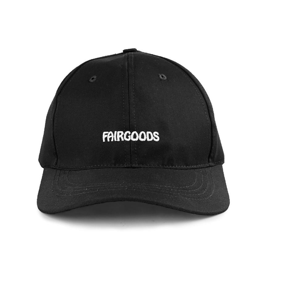 ヮ Fairgoods Topi - Polo Cap Black ュ