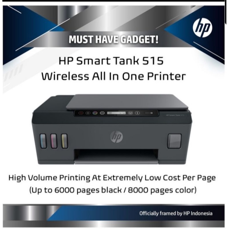 Printer HP Smart Tank 515 Wireless All-in-One printer hp 515