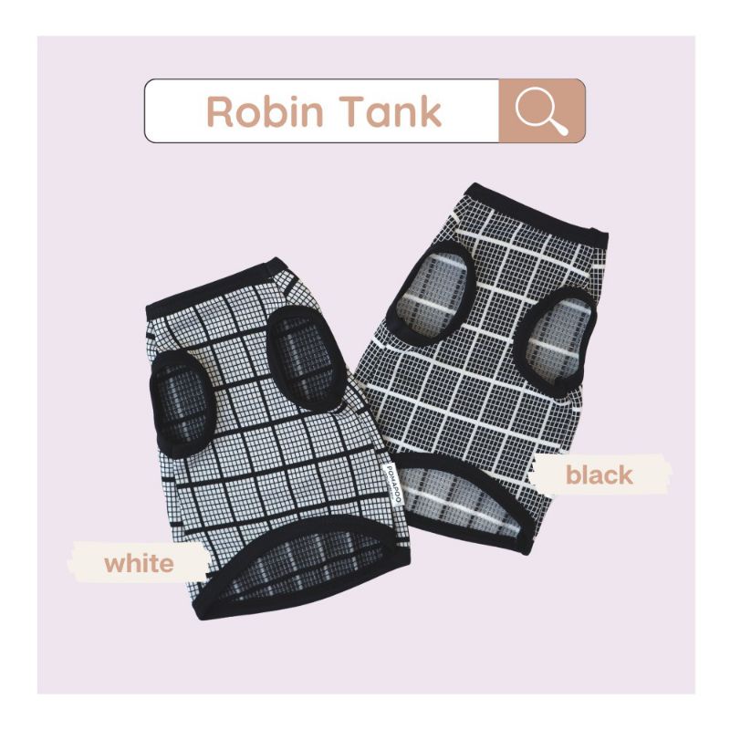 baju kucing dan baju anjing berkualitas premium ROBIN TANK