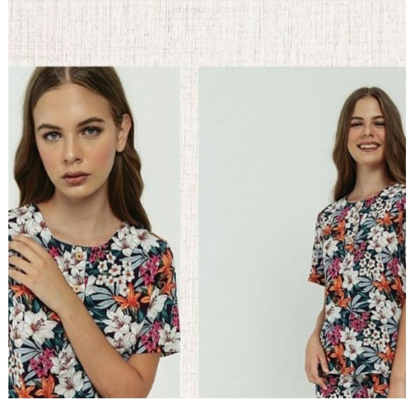 Setelan  piyama Batik Kudamas ||terbaru|| celana panjang lengan pendek