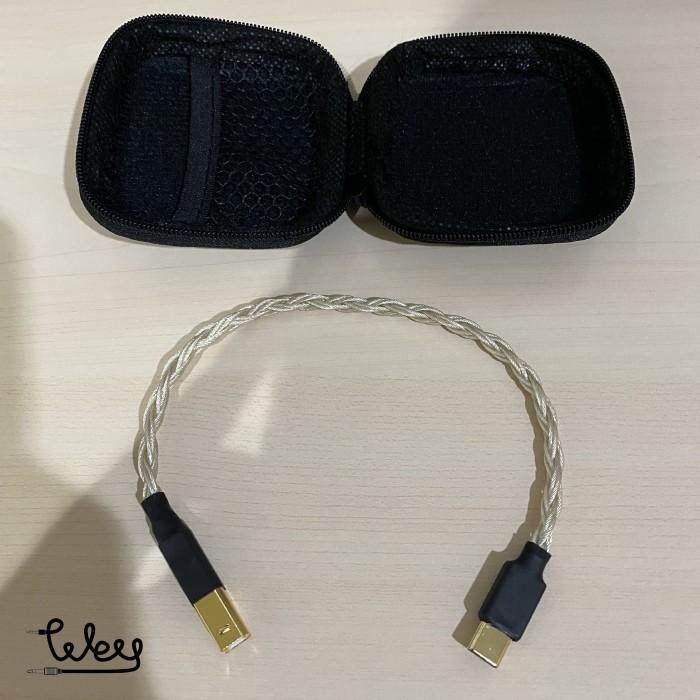 USB C to USB B otg cable kabel audio usb A to usb B for PC audio