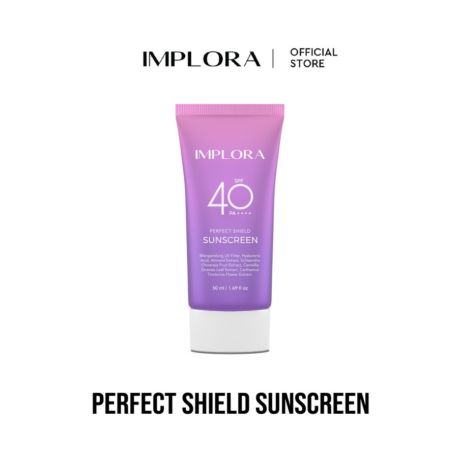 ❄️MATCHA❄️IMPLORA PERFECT SHIELD SUNSCREEN SPF 40 PA+++ - SUNSCREEN WAJAH BPOM