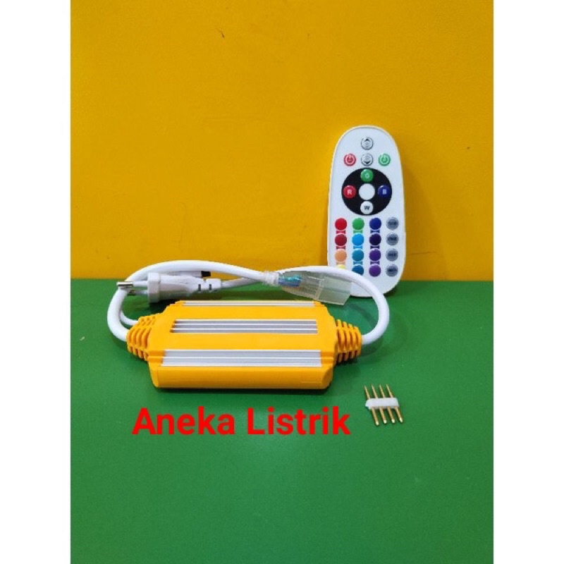 Selalu_Juara Controler Neon Flex/Led Strip Rgb Ac 220V (4 Pin)/ Flasher Neon Flex/Led Strip Rgb Smd