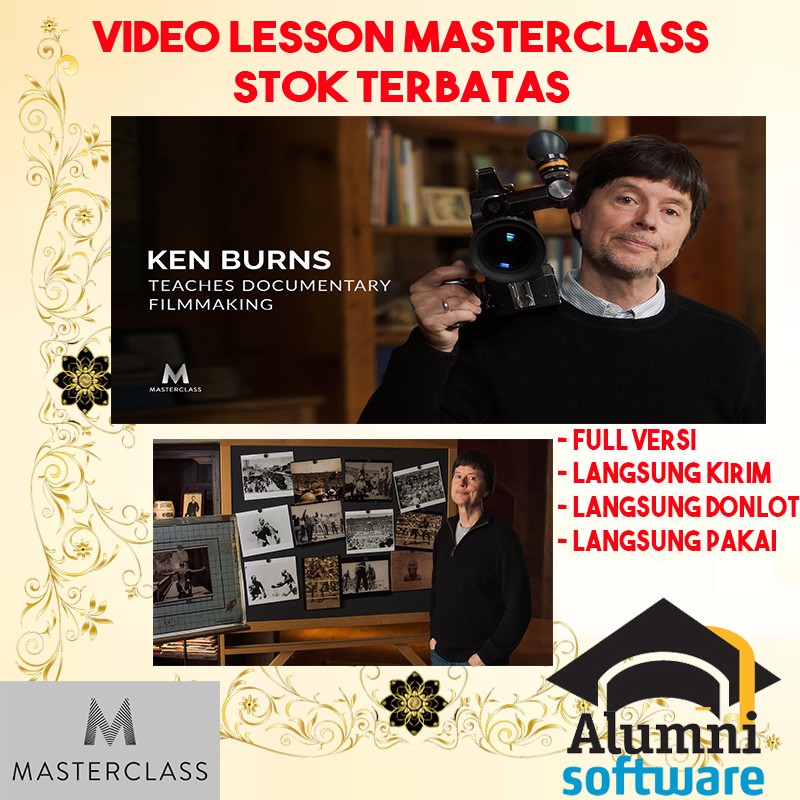 MasterClass Ken Burns - Documentary Filmmaking VIDEO LIMITED EDITION