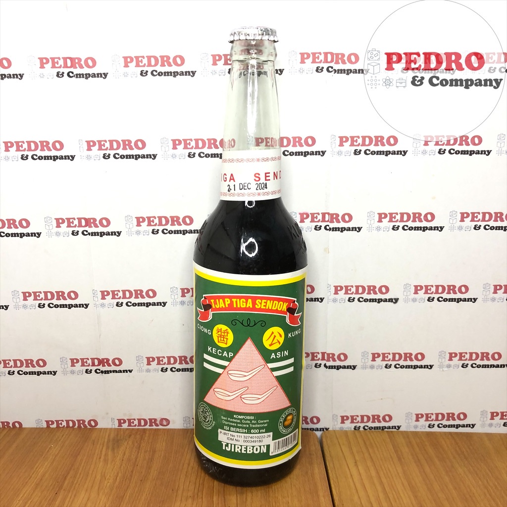 

Kecap asin ciong kung 600 ml - CAP tiga sendok soy sauce