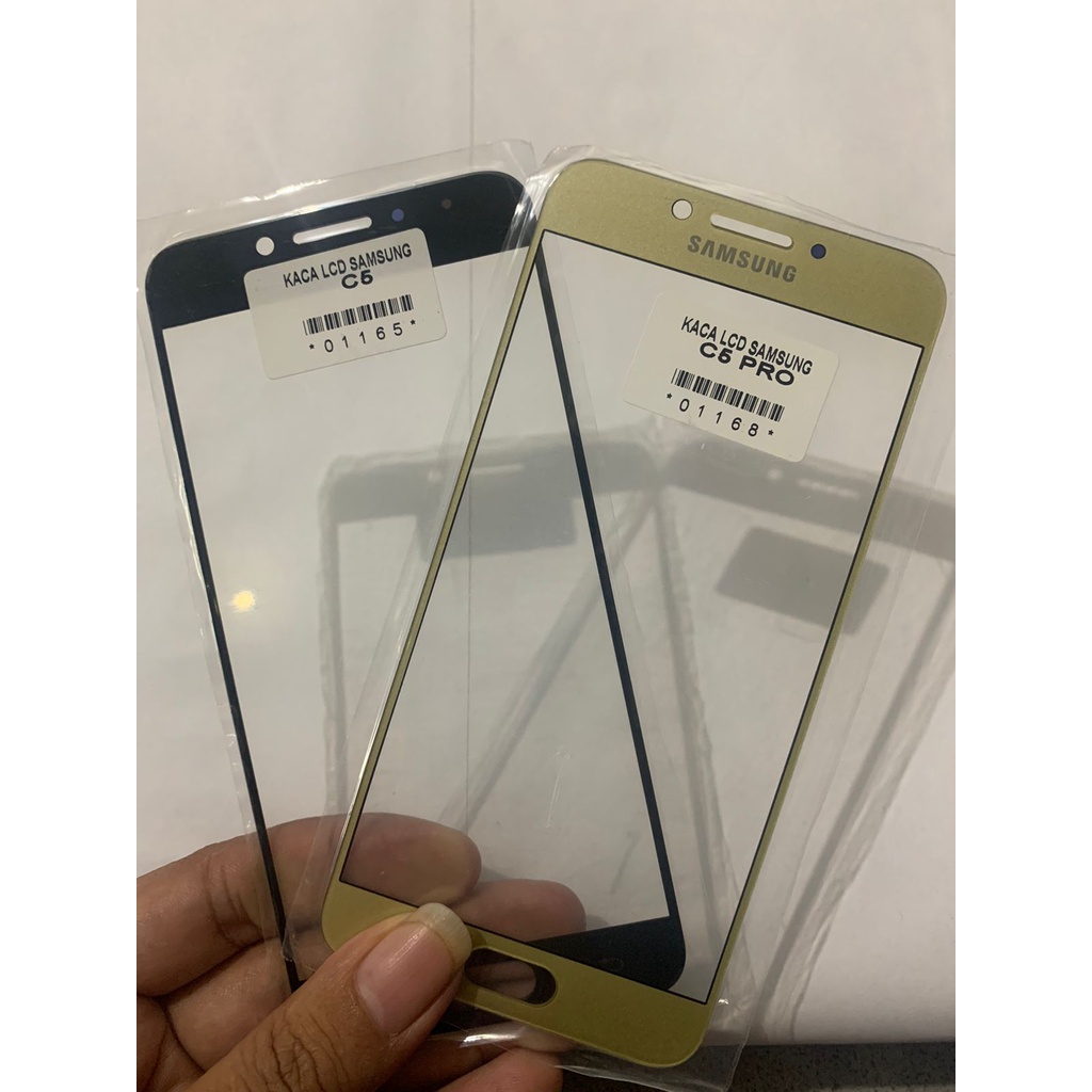 Kaca LCD - Kaca Depan Samsung C5  c5 pro Original Digitizer Glass