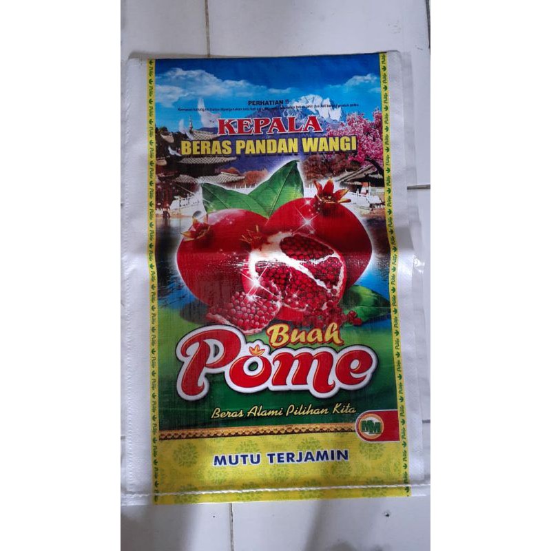 

karung beras laminating 25 kg POME