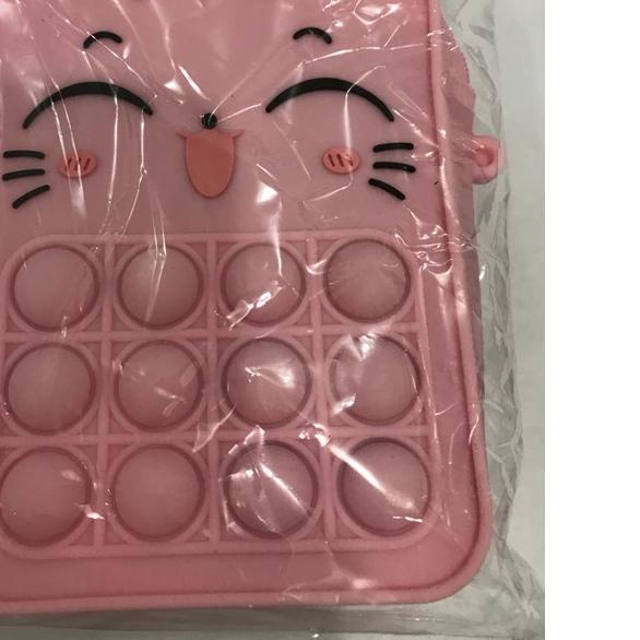 ♩ TAS POP IT ANAK MOTIF UNICORN GELEMBUNG SENSORY MAINAN ANAK SIZE KECIL ❄