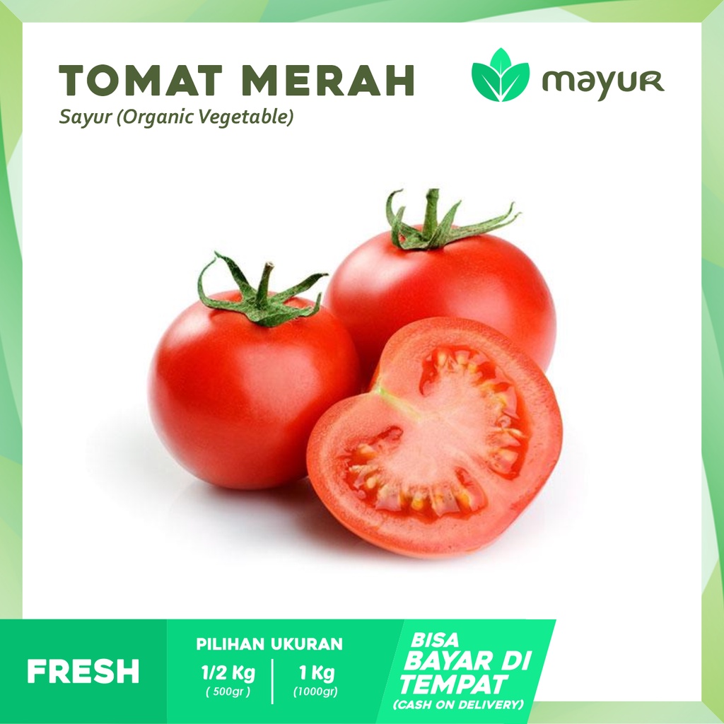 

Tomat Merah Segar ( 250gr | 500gr | 1 kg )