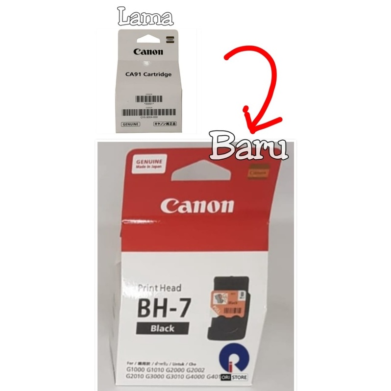 Canon Head Cartridge BH7 Black CA91 untuk G1000 - G2000 - G3000 - G4000 - G1010 - G2010 - G3010 - G4010