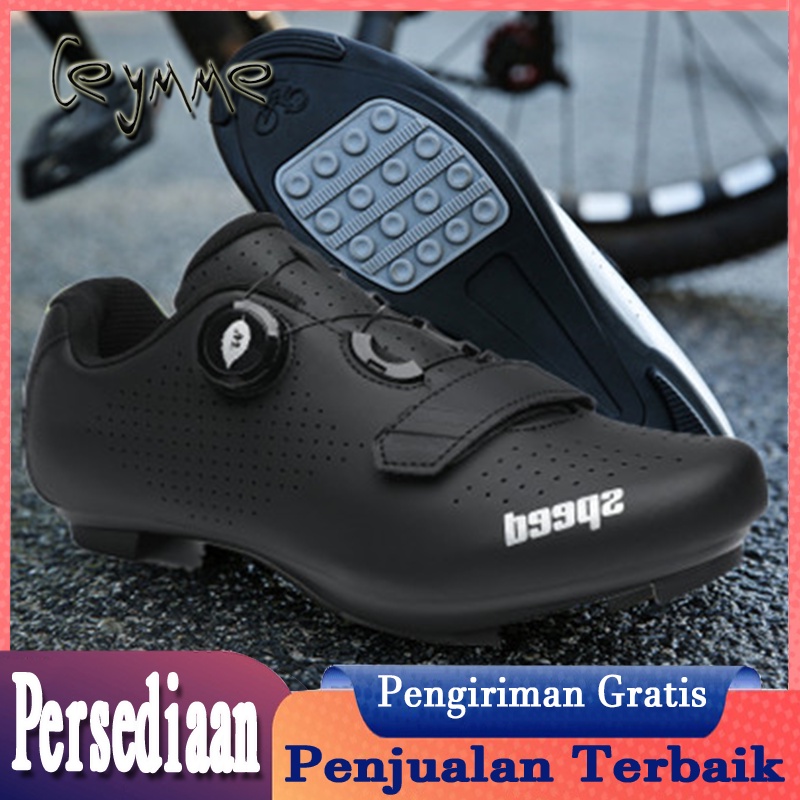 [Tersedia] Sepatu Sepeda sepatu Non Cleat Roadbike Pria Sepatu Cleat Sepeda Road Bike Cleat MTB Shoe