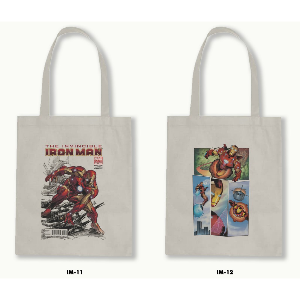 TOTE BAG BLACU - IRON MAN .01