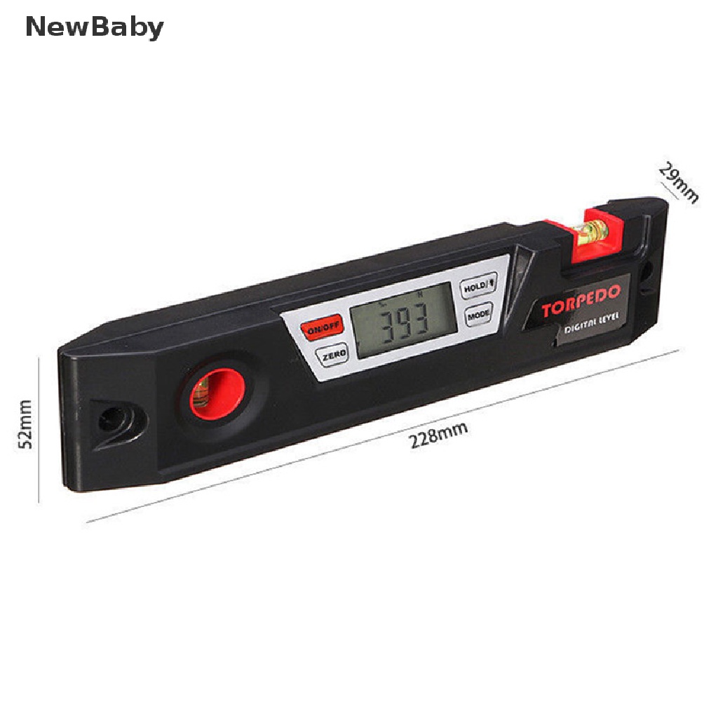 Inclinometer Alat Pengukur Sudut Digital Dengan Layar LCD Untuk Bayi Level