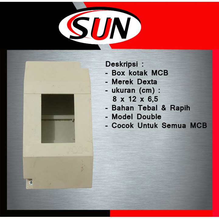 Kotak Box Mcb Listrik Circuit Breaker Isi 2 Double