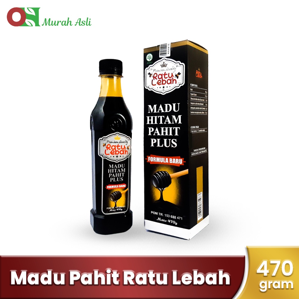 Madu Hitam Pahit Ratu Lebah Propolis Untuk Diabetes - Maag dan Sariawan