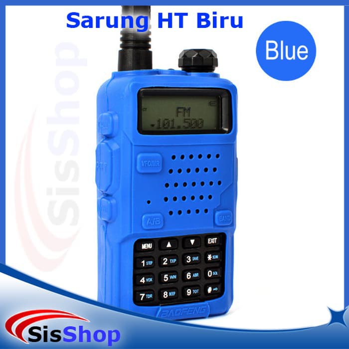 Sarung Cover HT Baofeng UV-5R UV-5RA UV5R UV5RA warna Biru