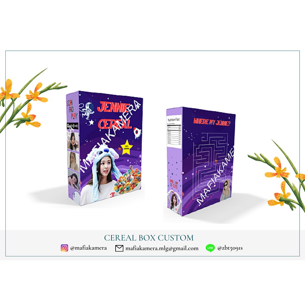 

Cereal Box Custom Gift/ Kado BTS, KPOP, RETRO Termurah !!