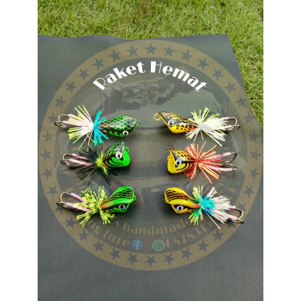 Jaws frog  / Jump frog topi  / Jump geol, paket hemat isi 3