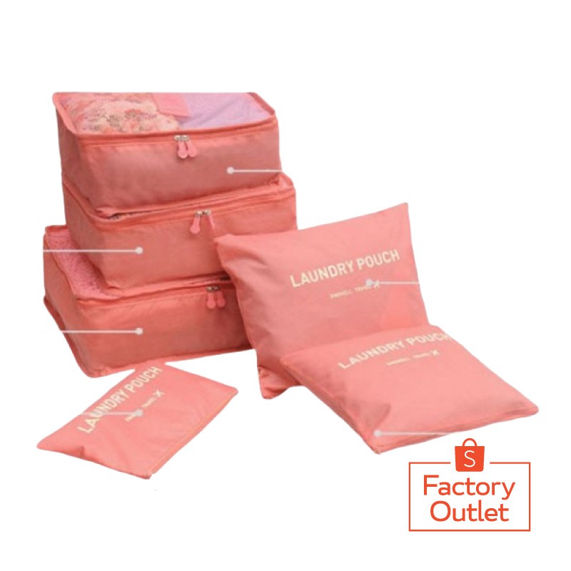 Travelmate [HARGA PROMO] Travel 6 in 1 bag Set Storage Organizer Koper / Tas Penyimpanan utk travel