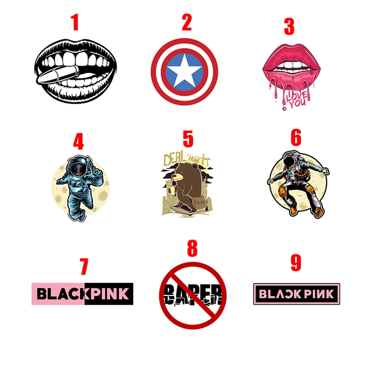 

stiker print campuran 2 custom cutting stiker murah keren