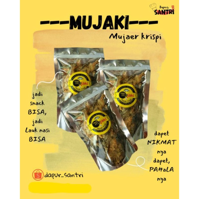 

Mujaki_Mujaer Krispi (Makanan Olahan Ikan Mujaer) dapur_santri