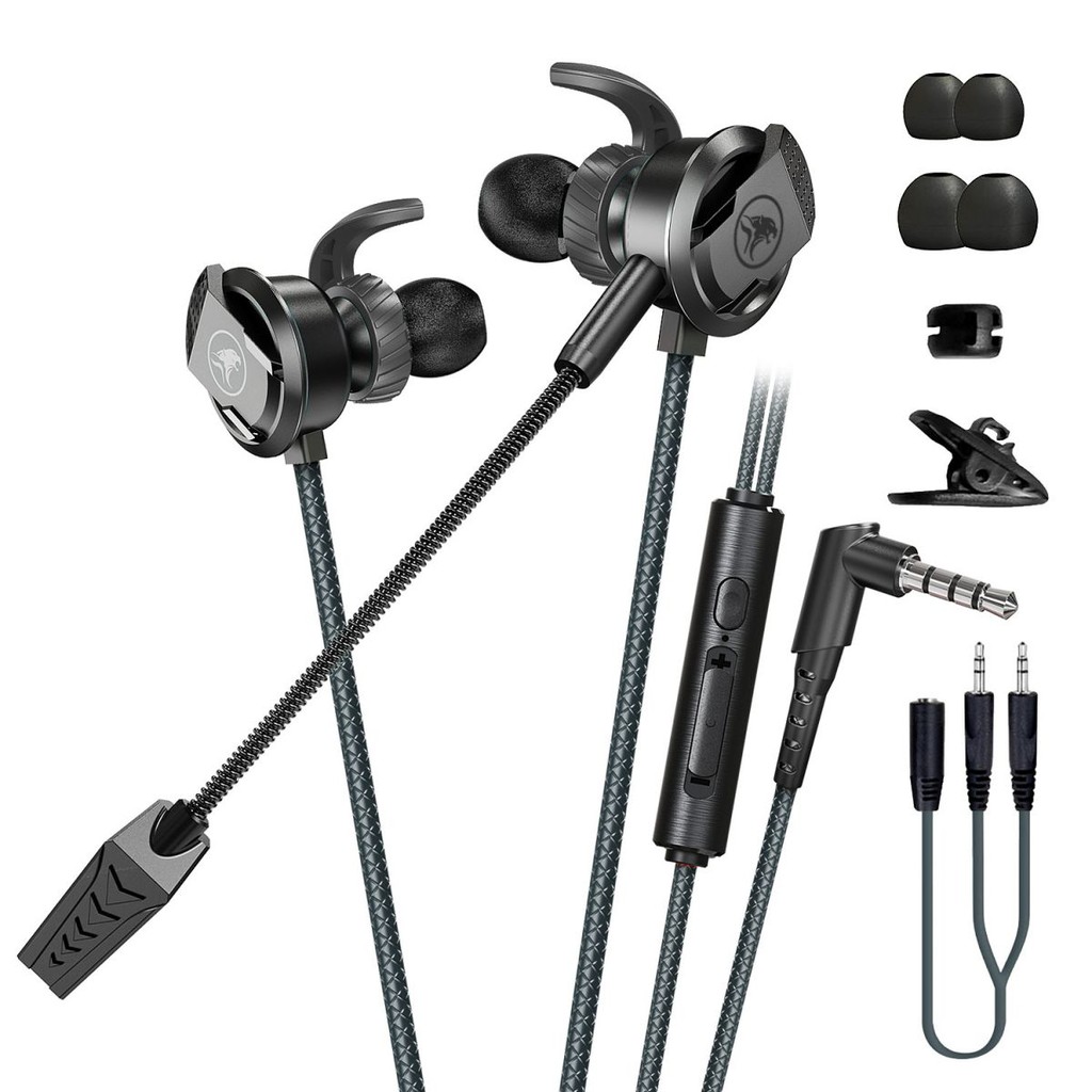 PLEXTONE Mowi RX3 In-Ear Gaming Headset Dual Microphone Super Bass Active Noise Reduction