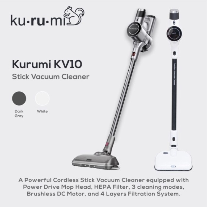 KURUMI KV10 STICK VACUUM CLEANER / KURUMI KV 10 CORDLESS VACUUM