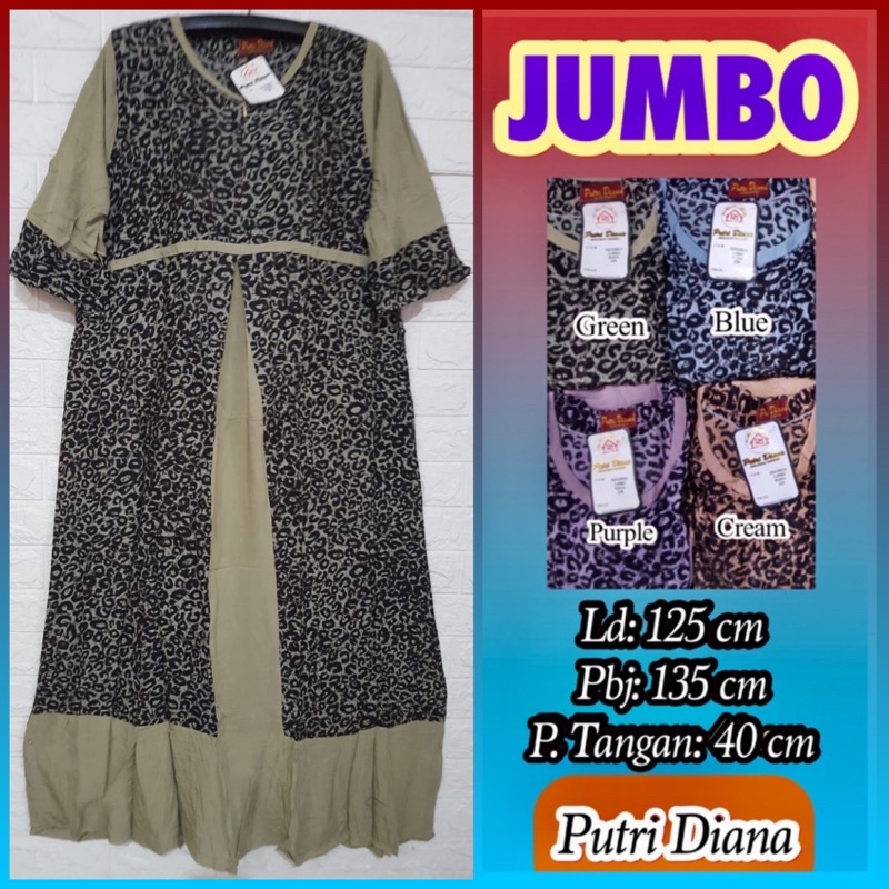 Putri Diana daster sek dress JUMBO busui