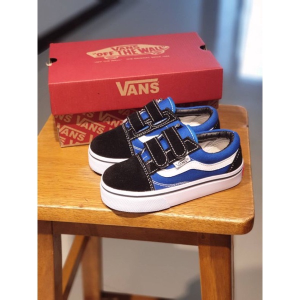 SEPATU ANAK VANS OLD SKOOL KIDS VELCRO PEREKAT