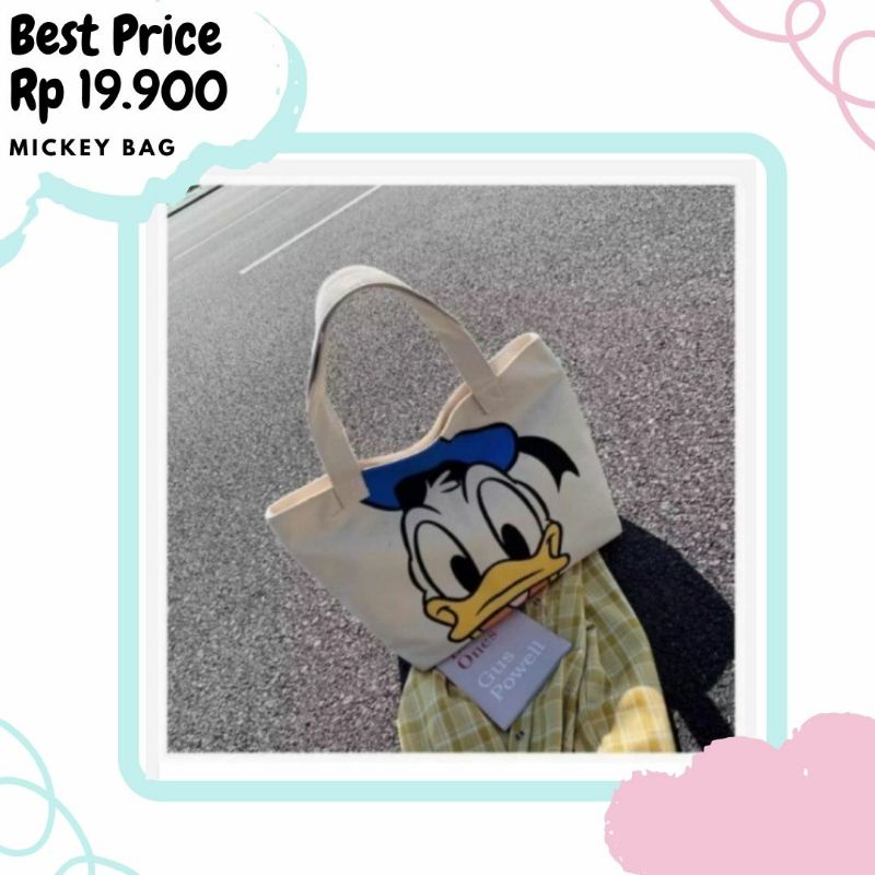 Totebag Donald Duck/ Tas Anak Disney