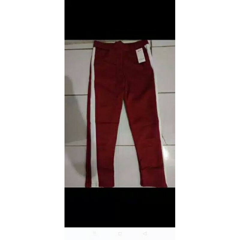 (COD) CELANA LUNA SCUBA STRIP/LEGGING SCUBA TERBARU/CELANA WANITA MURAH BIG SIZE PANTS CELANA SETRIT