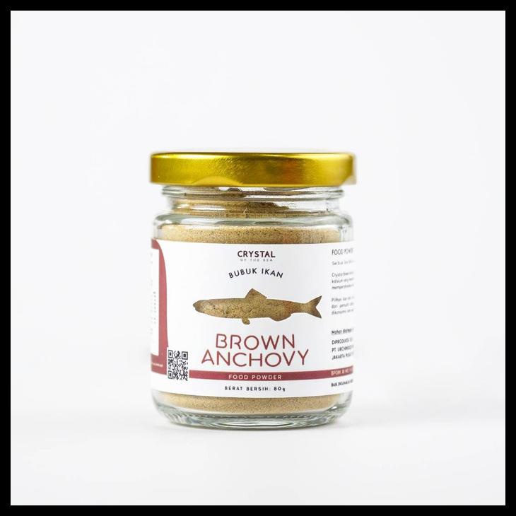 

[READY STOCK] (BPOM CERTIFIED) 80GR BROWN ANCHOVY FOOD POWDER / BUBUK TERI JENGKI