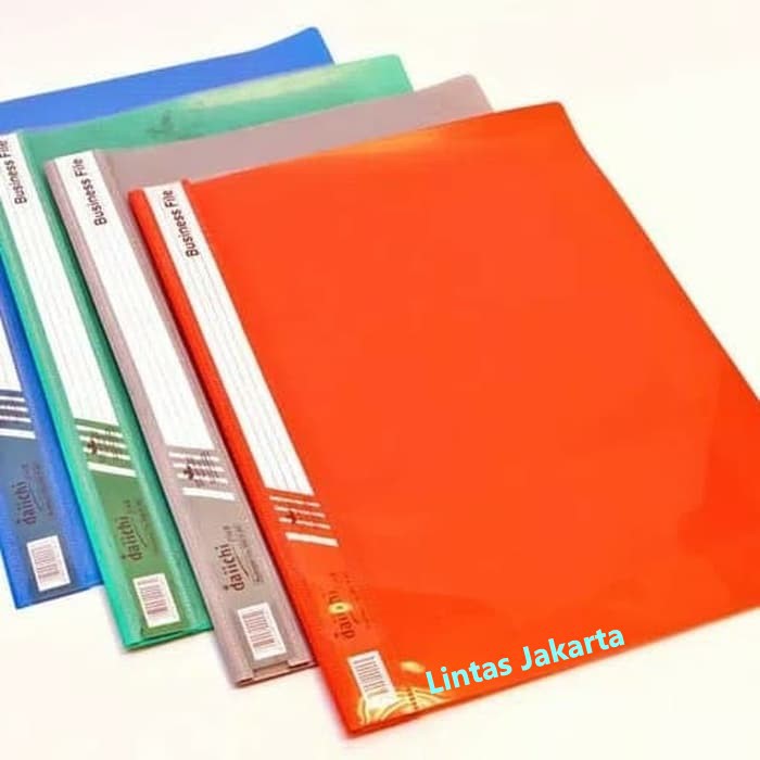 

Business File / Map Acco Plastik Ukuran A4 Merk Daichi ( Isi 12 lbr )