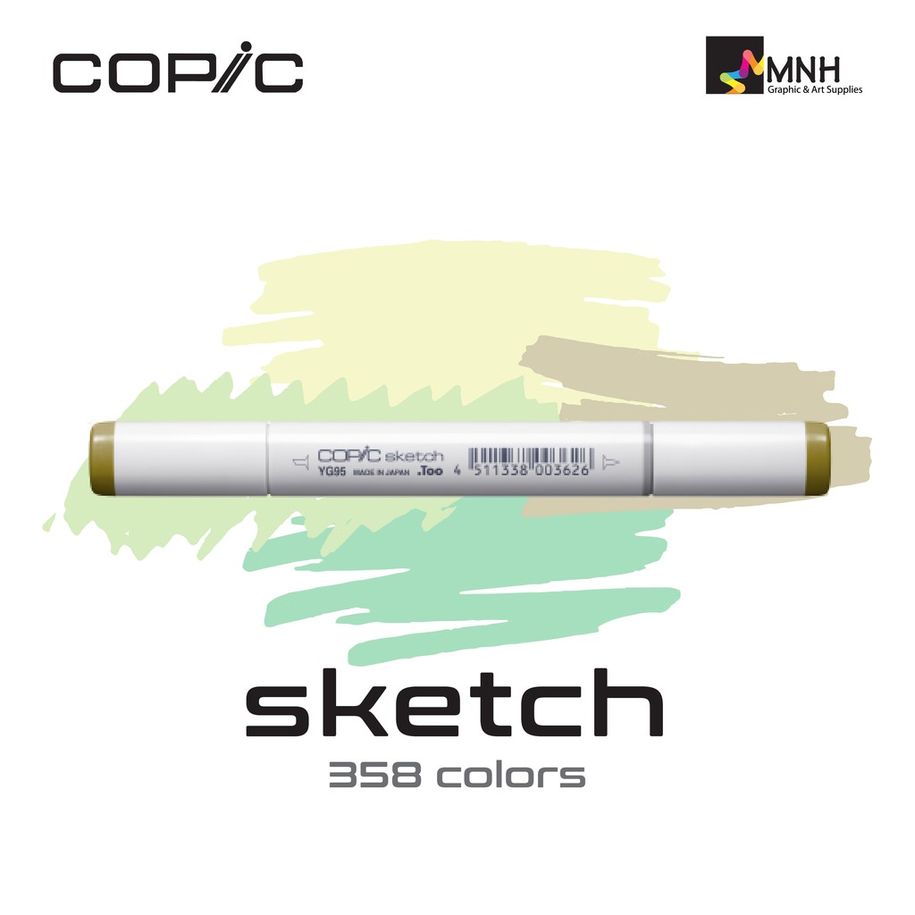 

Spidol Copic Sketch Marker Yellow-Green Series (Satuan) YG95 - YG99