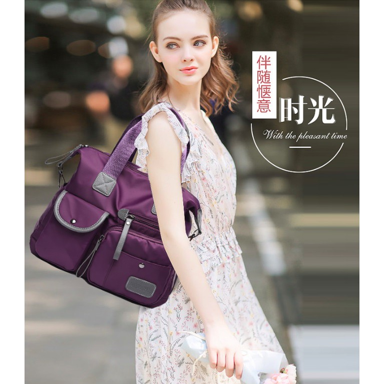 BJ1586 - BLACK/BLUE/PURPLE/RED - TAS PARASUT TAS BAHU SHOULDERBAG SLEMPANG TAS WANITA FASHION IMPORT MODIS ELEGAN TERMURAH TERLARIS TERBARU BAGSTORE JAKARTA TAS BATAM LT1380 EL586 BQ2238 B103 KPC8660 GT1659 JT11545