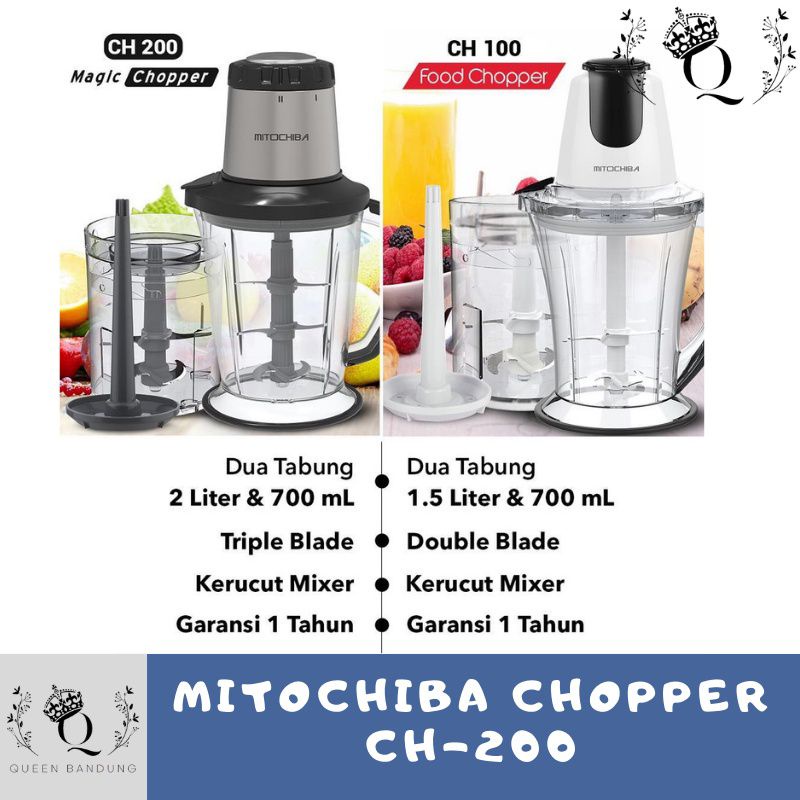 Food Chopper Mitochiba CH-200 Penggiling Daging