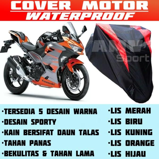COVER MOTOR KAWASAKI NINJA 250FI / SARUNG MOTOR NINJA 250 FI